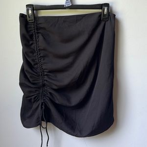White Fox Boutique Black Mini Skirt Size L